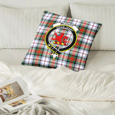 McDuff Dress Ancient Tartan Crest Pillow Cover